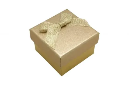 Коробка для каблучки Блиск золотий 5×5 упаковка 24 шт