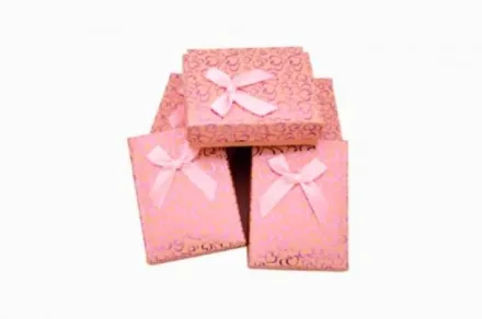 Подарункові коробки 9×7 рожеві 24 шт