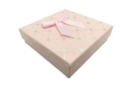 Подарункові коробки під прикраси з рожевого кварцу 9x9 24 шт