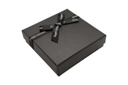 Коробка для прикрас Happy чорна 9×9 упаковка 24 шт
