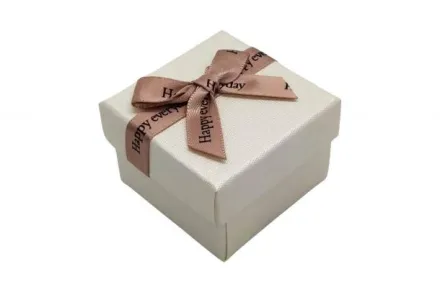 Подарункові коробки Happy 5×5 см білі 24 шт