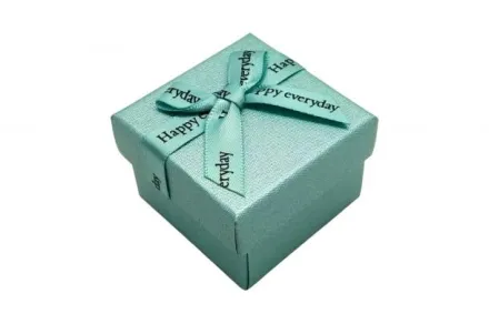 Подарункові коробки Happy 5×5 см блакитні 24 шт