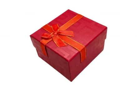 Коробка з подушкою Червона 9×8 упаковка 12 шт