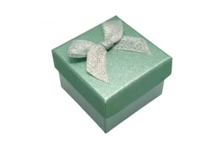 Коробка для каблучки Блиск зелений 5×5 упаковка 24 шт