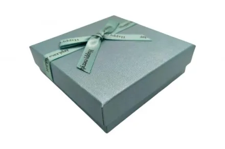 Коробка для прикрас Happy блакитна 9×9 упаковка 24 шт